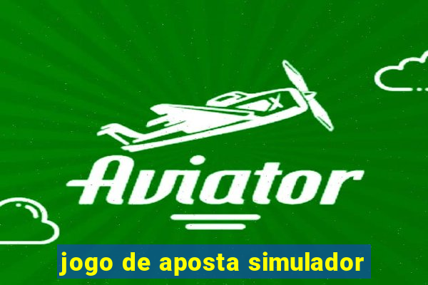 jogo de aposta simulador